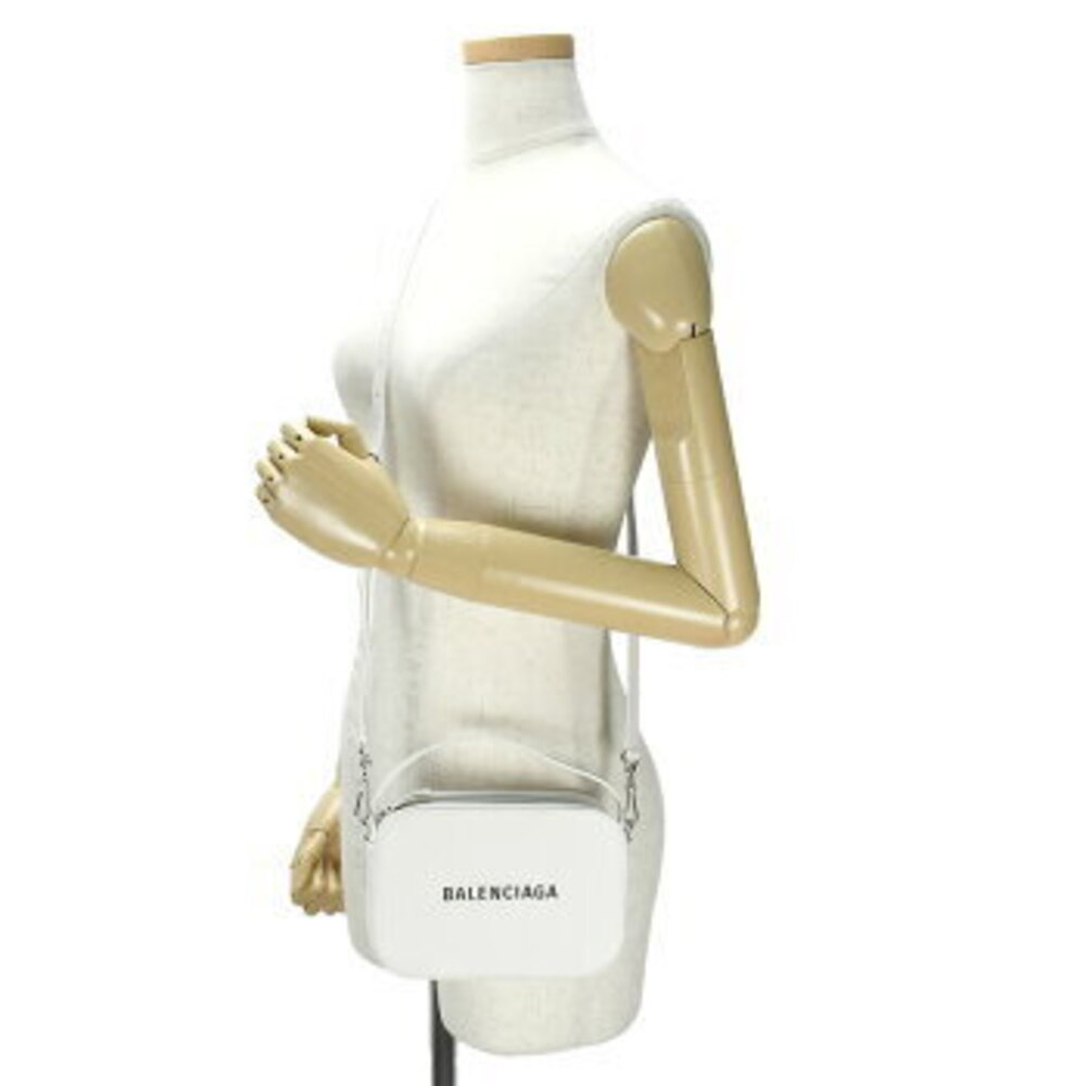 Balenciaga White Logo Bag XS Leather Camera Crossbody Everyday - Picture 10 of 10